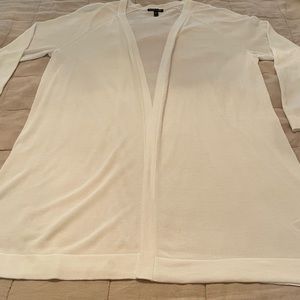 White  XL long cardigan by Eileen Fisher